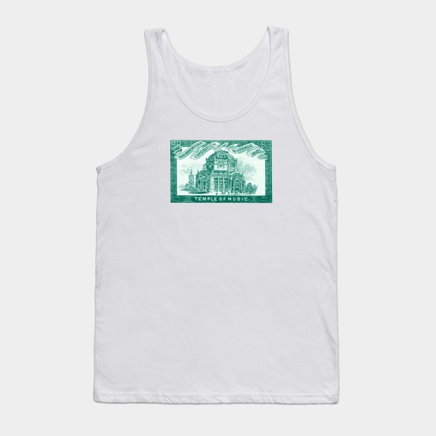 1901 The Temple of Music Tank Top by historicimage